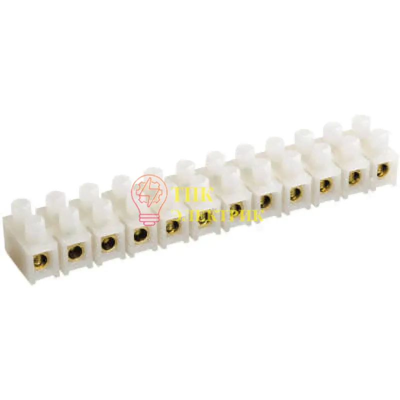 Колодка клеммная ЗВИ-30 6-16кв.мм 12пар ПВХ UZV1-030-10